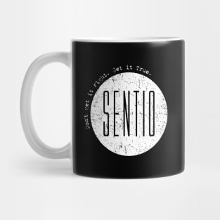 Sentio Logo with Front Outline Mug